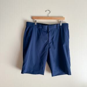 Nike Navy Blue Golf Tour Chino Dri Fit 10" Shorts Size 38 Country Club Golfing